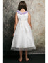 Petite Adele Big Girls Lilac Chiffon Floral Brooch Junior Bridesmaid Dress 8-20 - SophiasStyle.com