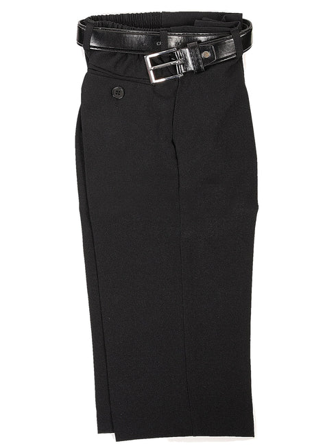 Rafael Boys Dress Pants Matching Belt Set 2T-20 - SophiasStyle.com