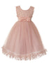 Rain Kids Girls Multi Color Glittered Lace Bodice Special Occasion Dress 12M-8 - SophiasStyle.com