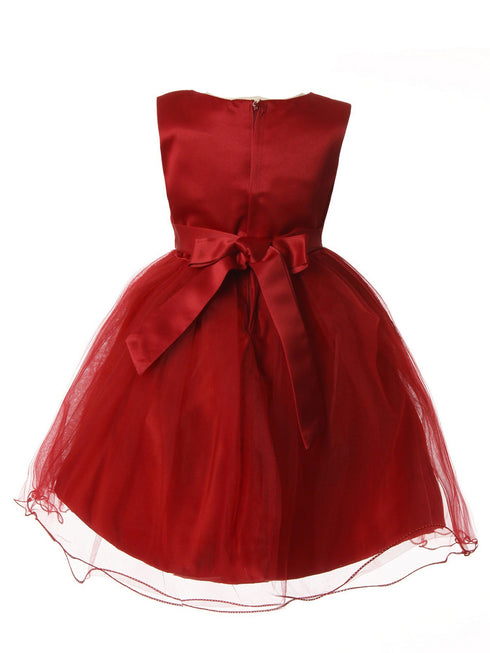 Rain Kids Baby Girls Multi Color Satin Bodice Special Occasion Dress 6-24M - SophiasStyle.com
