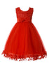 Rain Kids Girls Multi Color Glittered Lace Bodice Special Occasion Dress 12M-8 - SophiasStyle.com