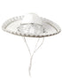 Rain Kids Unisex White Metallic Formal Sombrero Hat 12M-6 - SophiasStyle.com