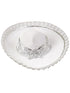 Rain Kids Unisex White Metallic Formal Sombrero Hat 12M-6 - SophiasStyle.com