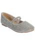 Girls Multi Color Rhinestone Elastic Strap Mary Jane Dress Shoes 9 Toddler - 5 Kids - SophiasStyle.com