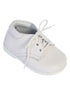 Tip Top Kids Little Boys White Leather Lace Up Dress Shoes 5-8 Toddler - SophiasStyle.com
