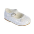 Girls White Braided Edging Flower Patent Leather Mary Jane Shoes 1-4 Baby - SophiasStyle.com