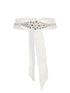 Tip Top Kids Girls Multi Color Bridal Style Satin Tape Special Occasion Belt - SophiasStyle.com