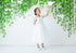Sweet Kids Little Girls Off White Lace Sleeve Junior Bridesmaid Dress 7-12 - SophiasStyle.com