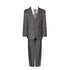 Little Boys Charcoal Fancy 5 Piece Vest Jacket Pants Special Occasion Suit 2-7 - SophiasStyle.com