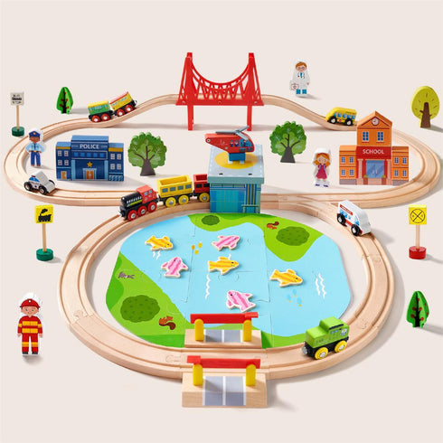 tiny-land®-wooden-train-set-110-pcs-Tiny Land-Sophia's Style-Toy Trains & Train Sets-1