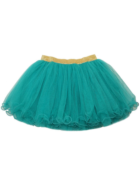 Girls Multi Colors Elastic Waist Mesh Ruffle Tutu Skirt 9M-8 - SophiasStyle.com