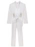 Rain Kids Baby Boys White Virgin Mary Embroidery Baptism Tuxedo Suit 3-24M - SophiasStyle.com