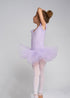 Girls Lavender Glitter Rhinestone Bow Ballet Dress 9M-8 - SophiasStyle.com