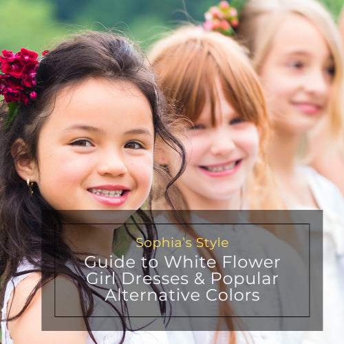 Guide to White Flower Girl Dresses and Popular Alternative Colors ...