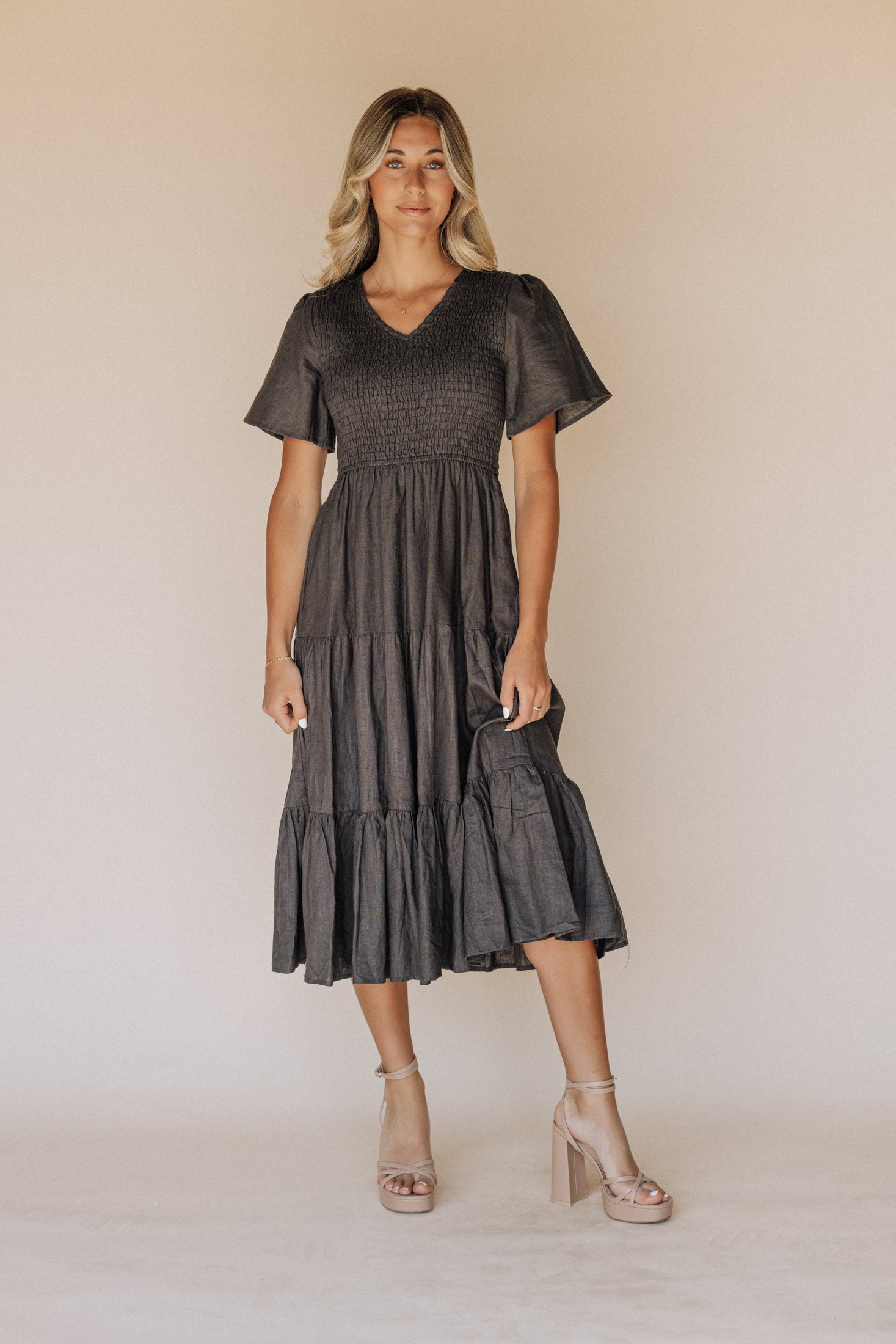 tayla linen maxi dress Tayla Linen Maxi Dress