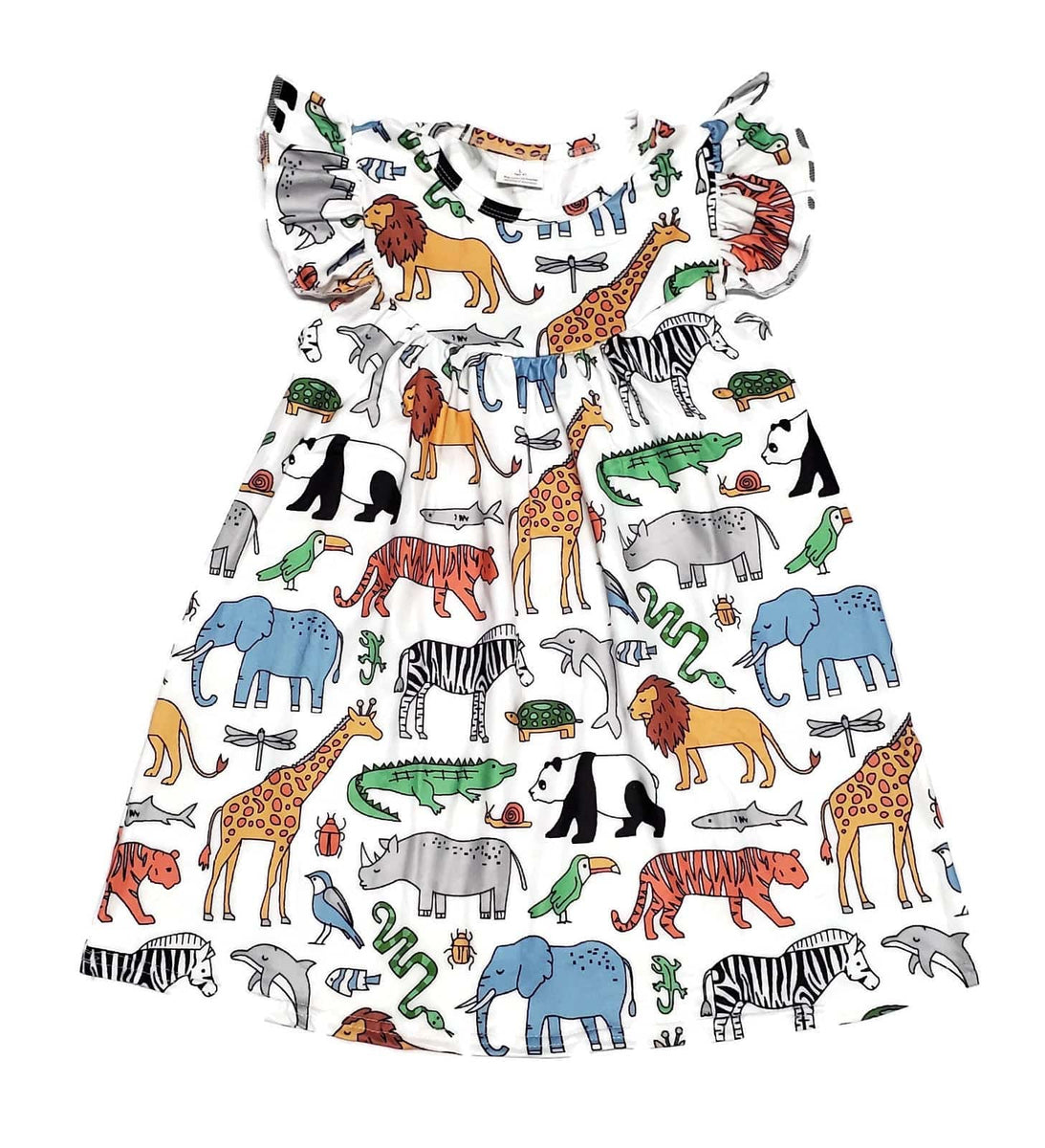Zoo Animals Milk Silk Flutter from Great Lakes Kids at Sophia's Style ...