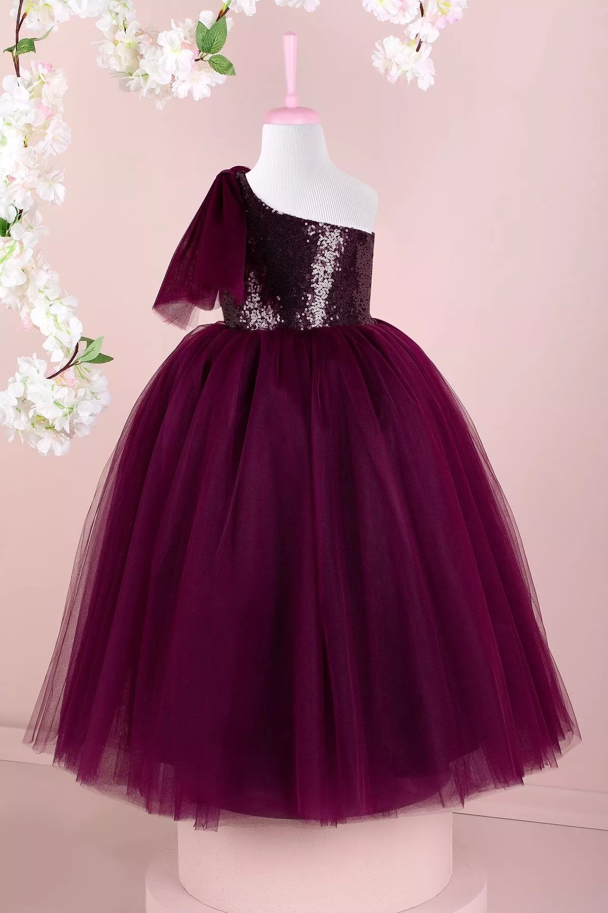 Amy Purple Party Dress 3 Y