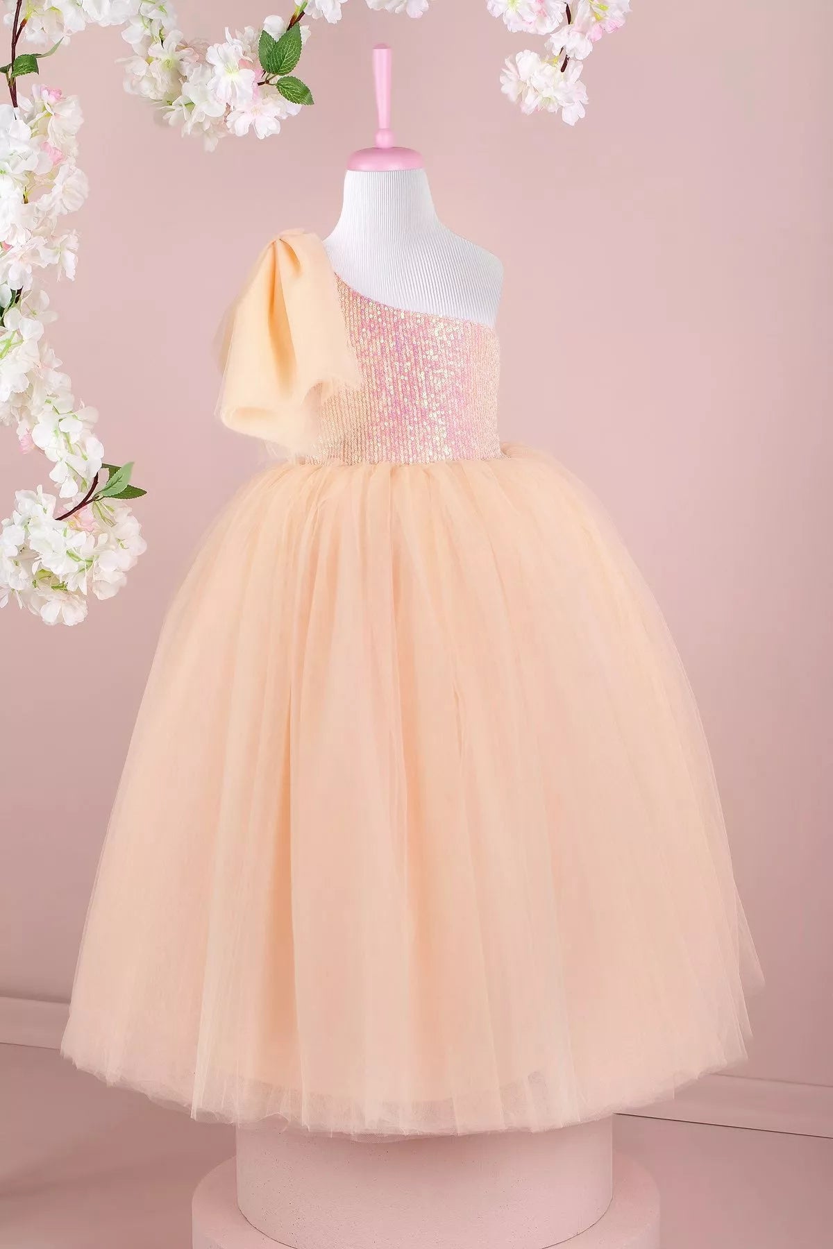 Amy Salmon Party Dress 3 Y Amy Salmon Party Dress 3 Y