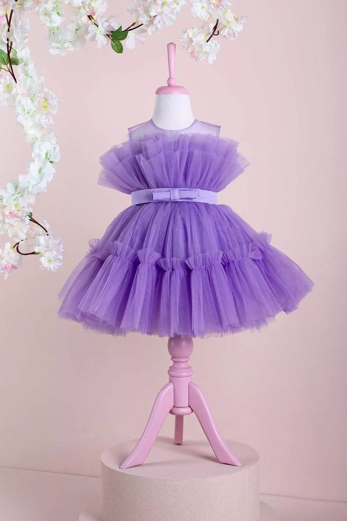 Diana Lilac Party Dress 1 Y