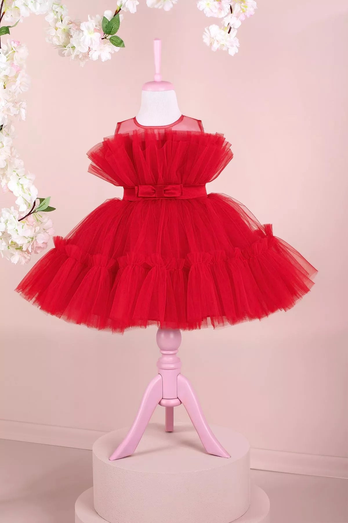 Diana Red Party Dress 2 Y