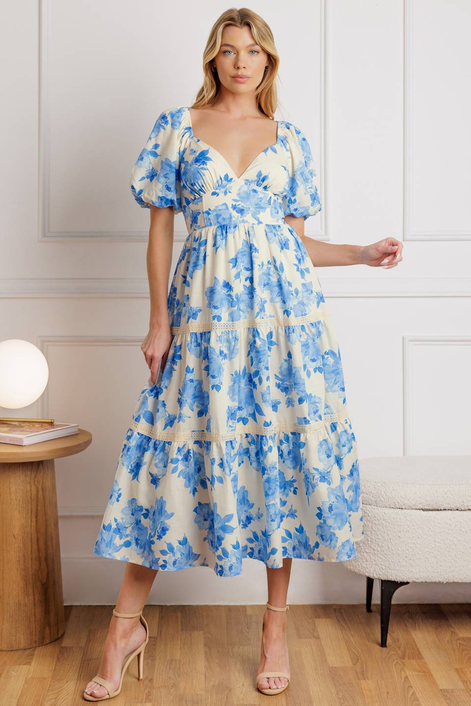 flowy easter dress Nightingale Floral Maxi Small