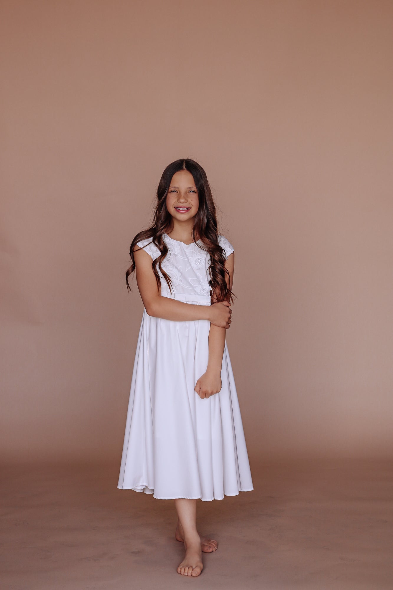 sachin and babi light blue dress LDS Women's Temple Dresses – Modest White Dresses