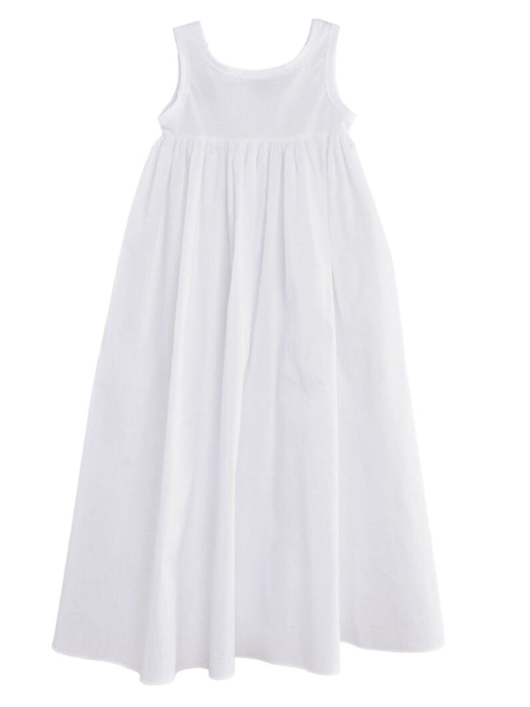 Baby Girls White Heirloom Length Cotton Slip 0-12M – SophiasStyle.com