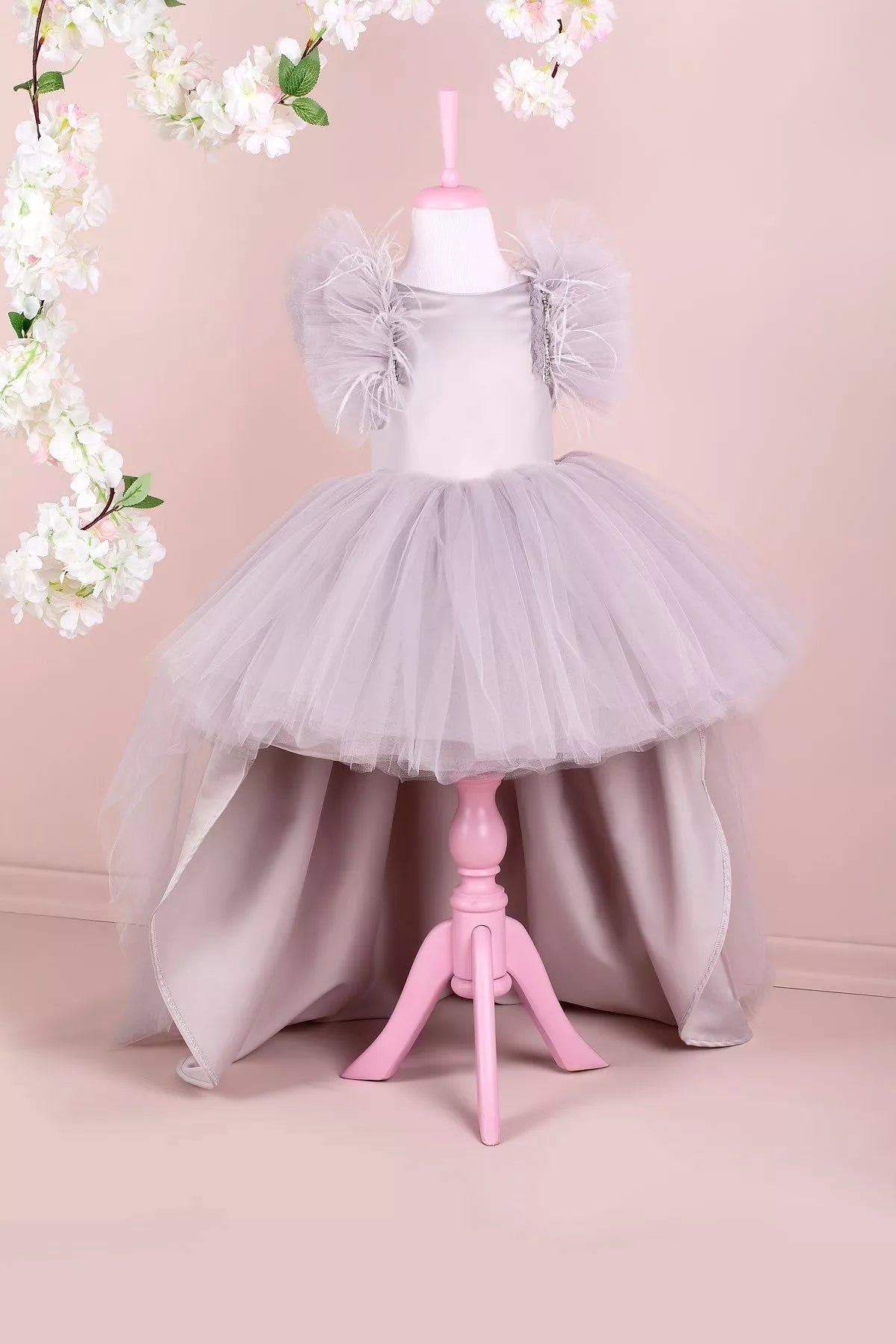 Maria Gray Party Dress 3 Y