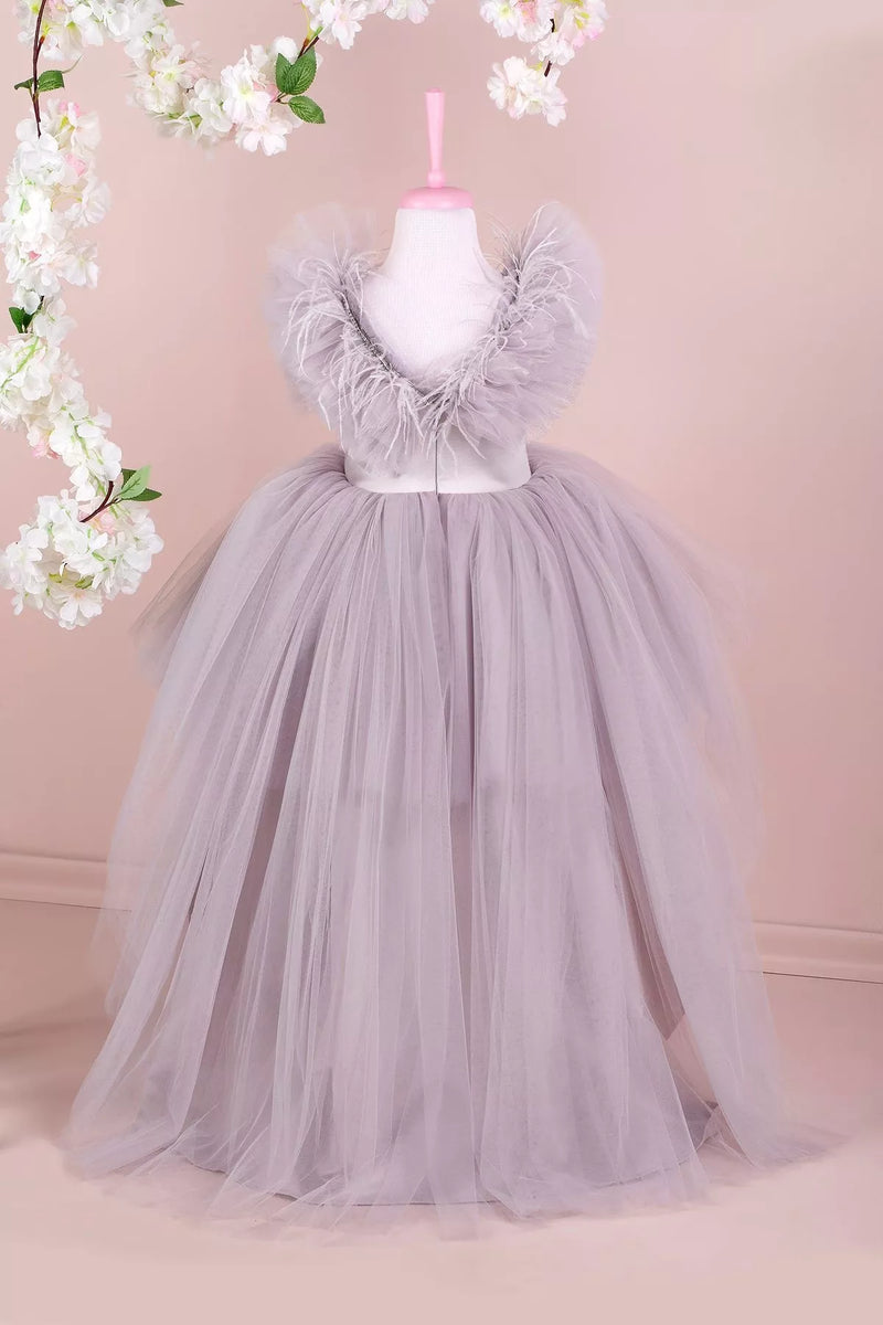 Maria Gray Party Dress 3 Y