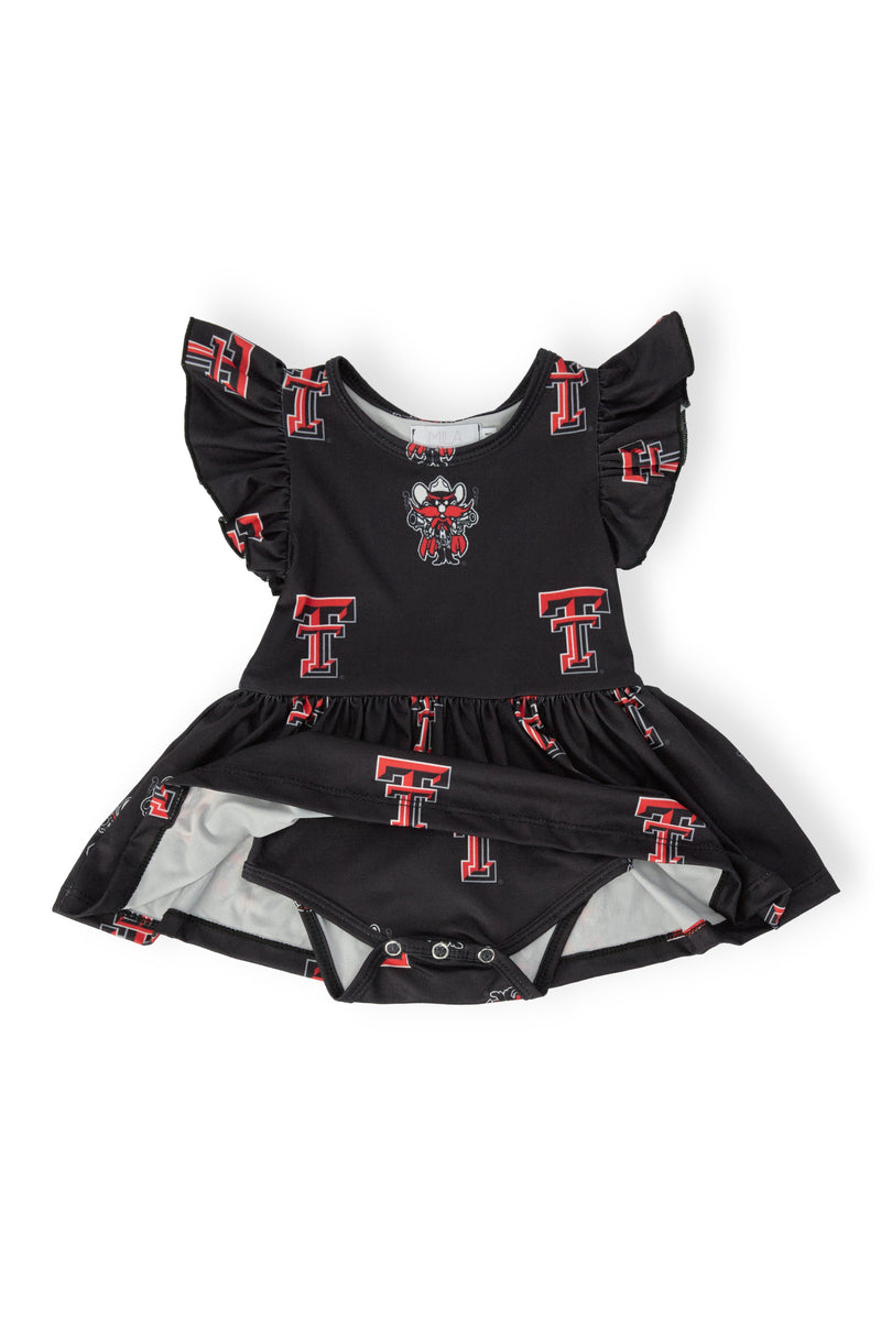 TCU White Frog Flutter Twirl Bodysuit main image 1
