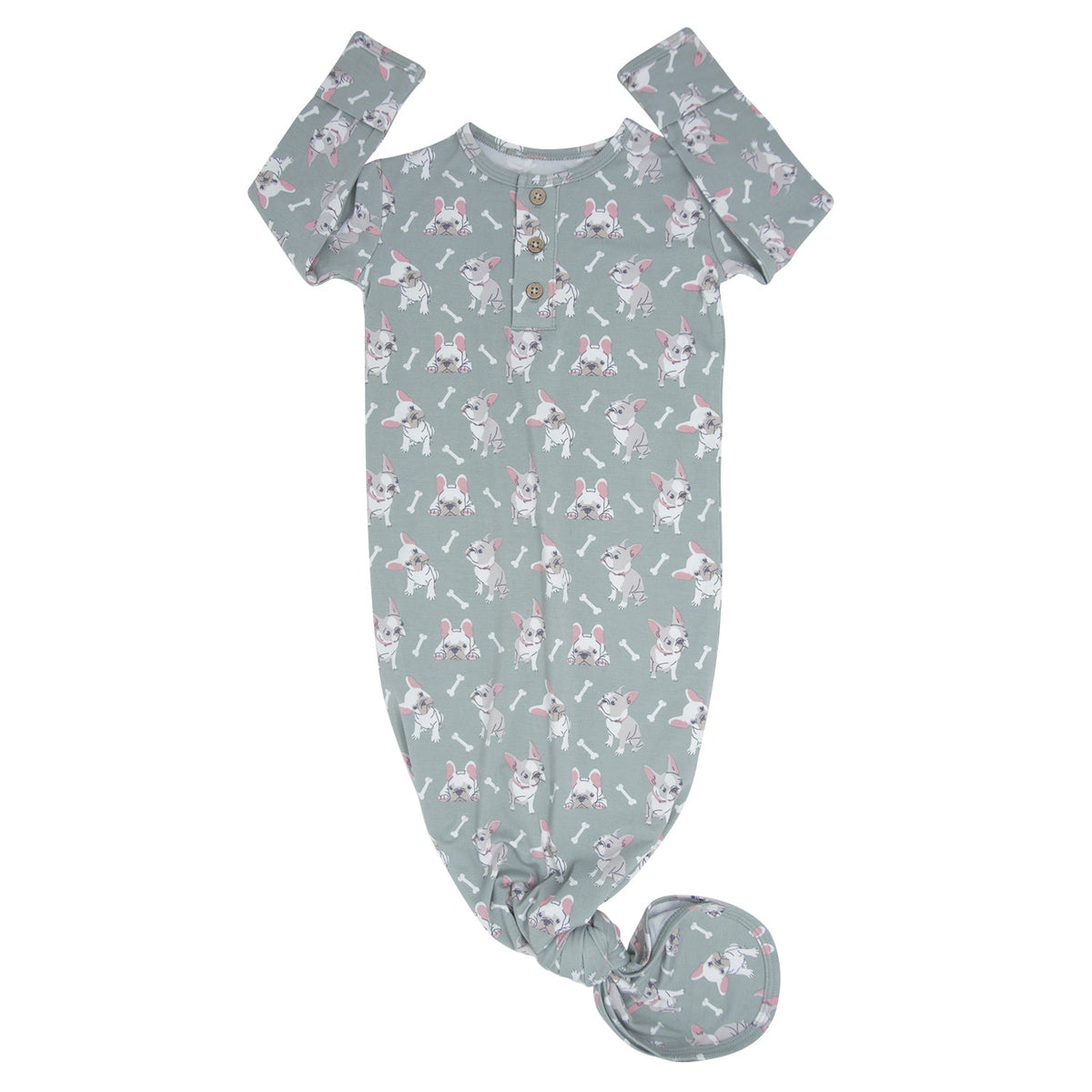 Ruff and Stuff Knotted Gown – SophiasStyle.com