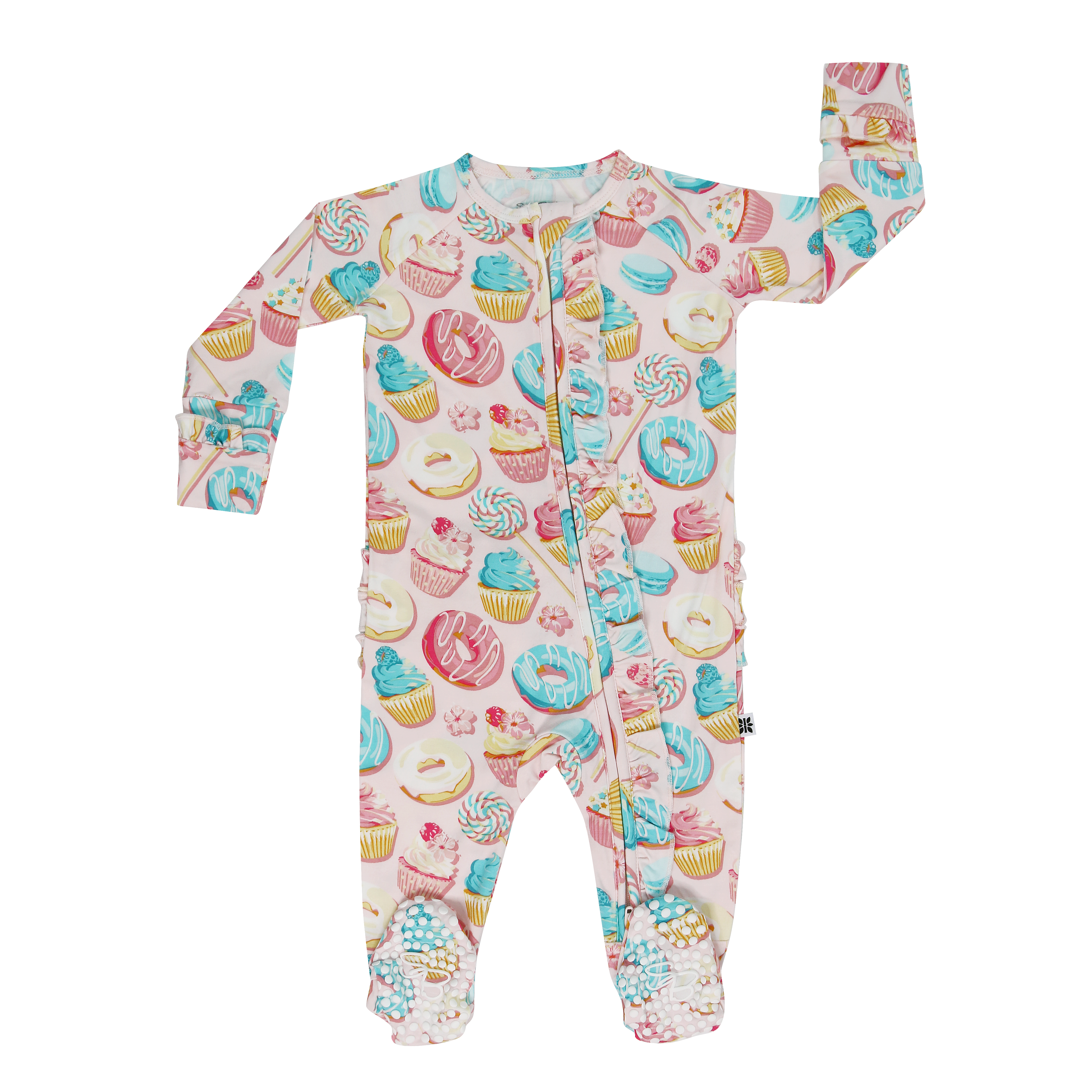 Sweet Tooth Ruffle Footie – SophiasStyle.com