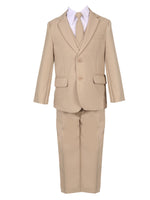 Rain Kids Boys Multi Color Slim Fit Fancy 5 pc Special Occasion Suit Set 2T-20 - SophiasStyle.com