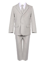Rain Kids Boys Multi Color Slim Fit Fancy 5 pc Special Occasion Suit Set 2T-20 - SophiasStyle.com