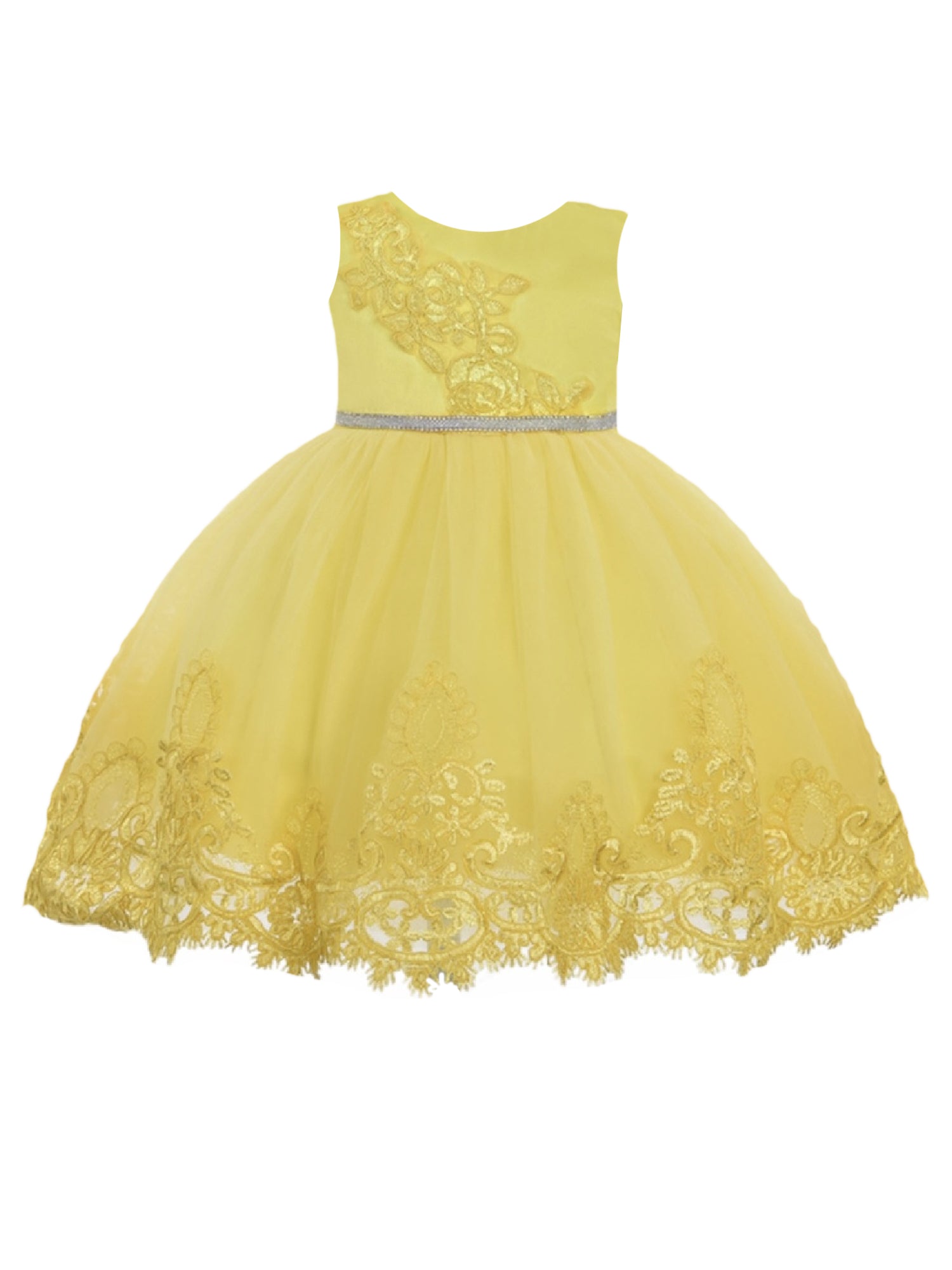 Girls Yellow Dress  SophiasStyle.com
