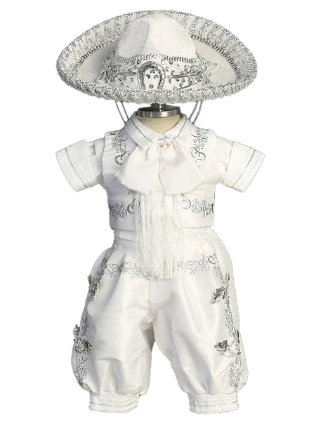 Charro Suit For Baby Charro Suit Ivory — Precious Baby Baptism Dresses