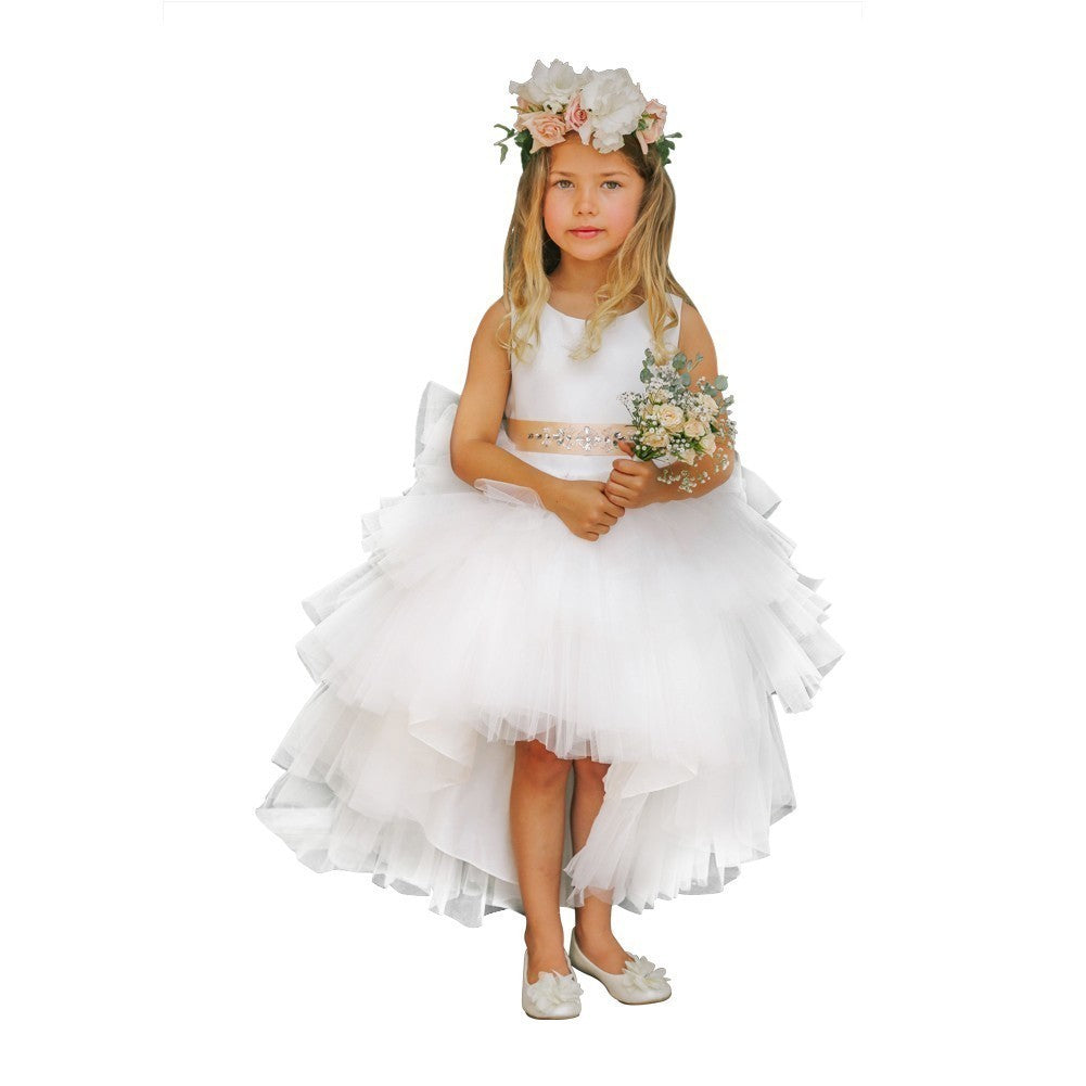  Little Girls Blush Hi-Low Multi Level Ruffle Tutu Flower Girl  Dress 2-6: Clothing, Shoes & Jewelry
