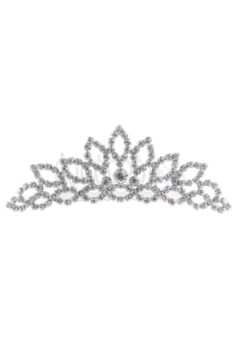 Girls Multi Color Rhinestone Wedding Pageant Comb Small Tiara ...