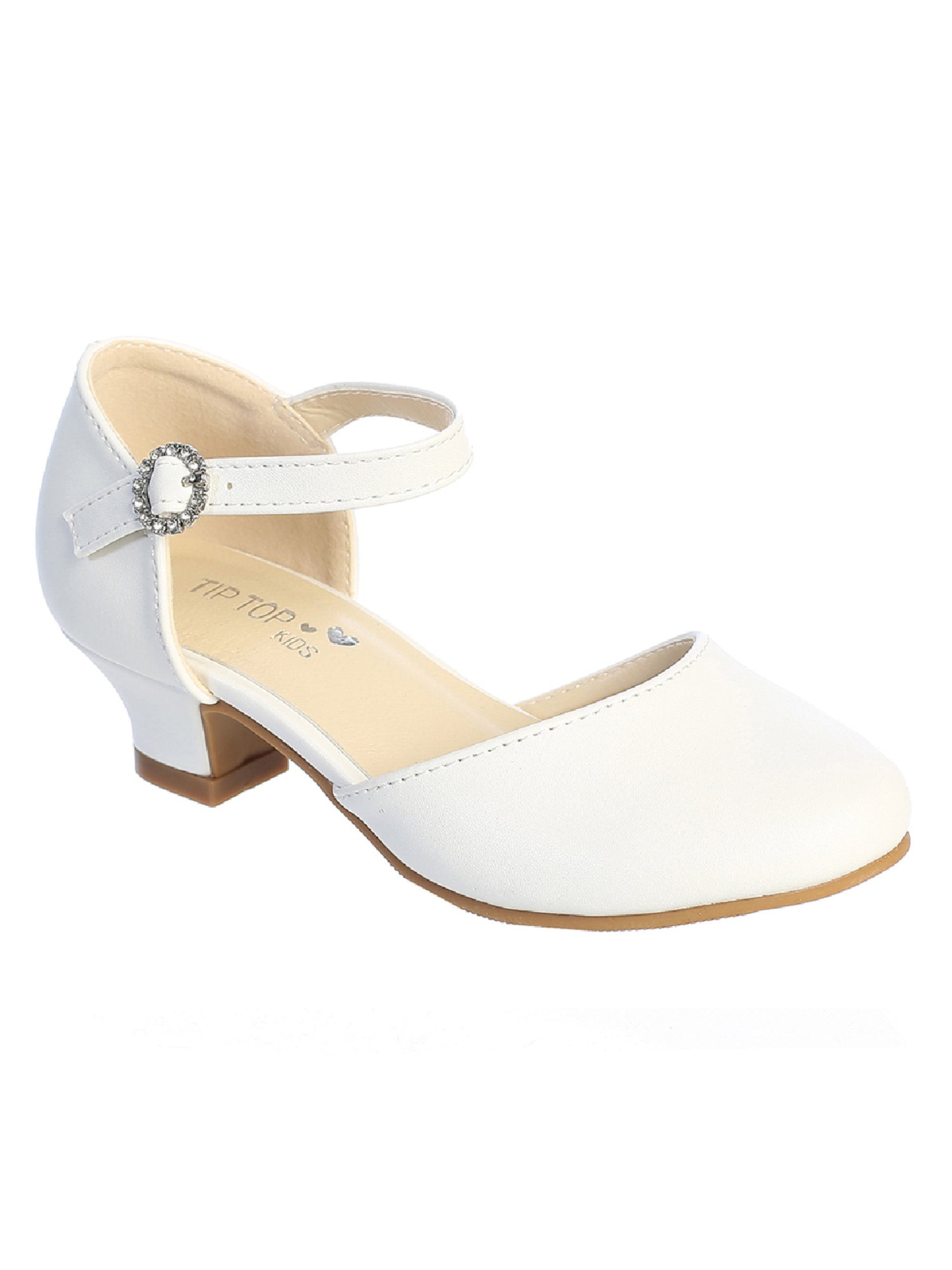 girls white dress shoes Little Leather Shoe Leather Scalloped Mary Jane or formal gatherings Girls Dress Shoes Chunky Platform